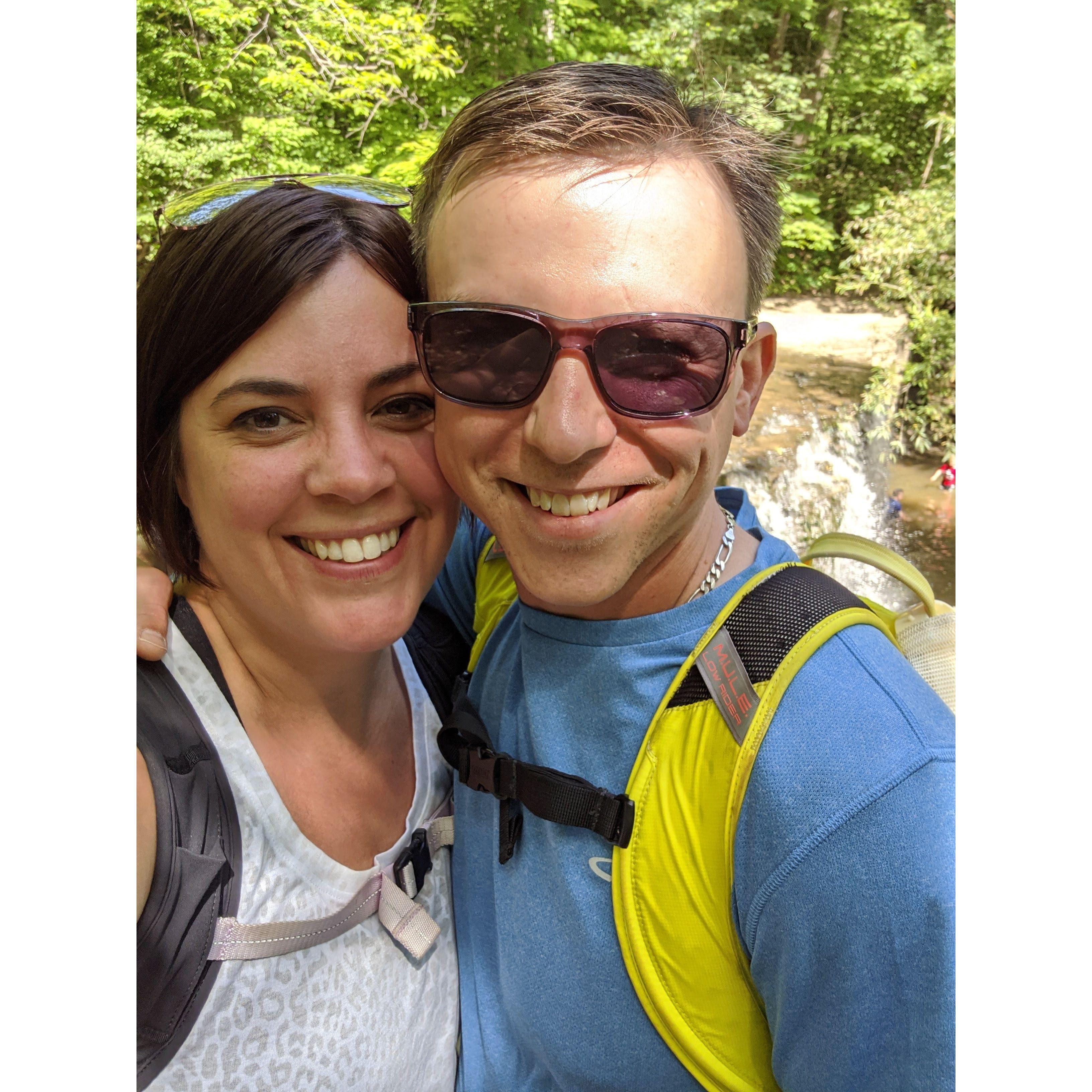 Hiking is our favorite activity.