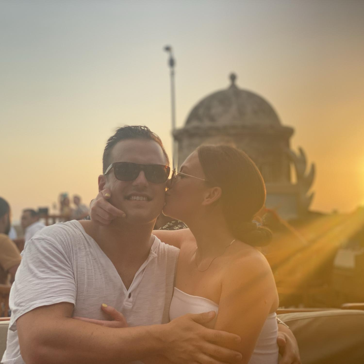 Our first trip together, to Colombia!