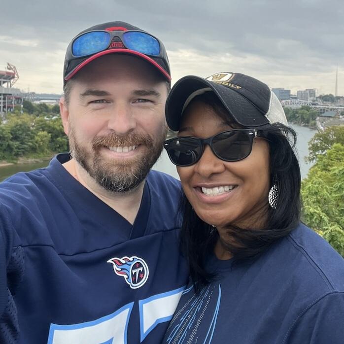 Our first Tennessee Titans game together