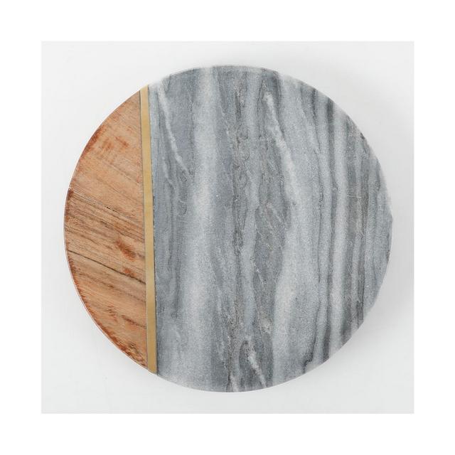Laurie Gates Marble & Wood Trivet
