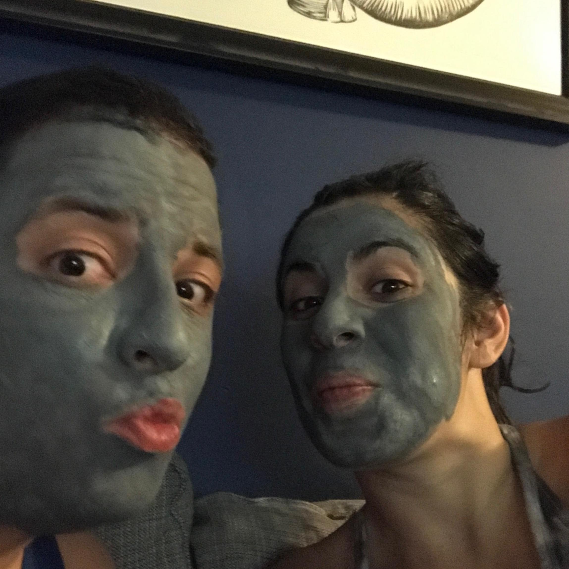 Facemasking: A family favorite.