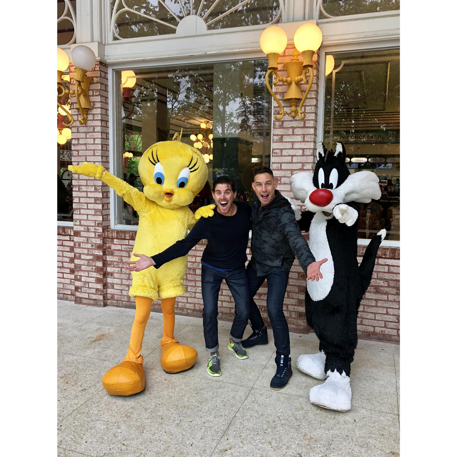We love theme parks! This was at Six Flags Great Adventure in New Jersey.