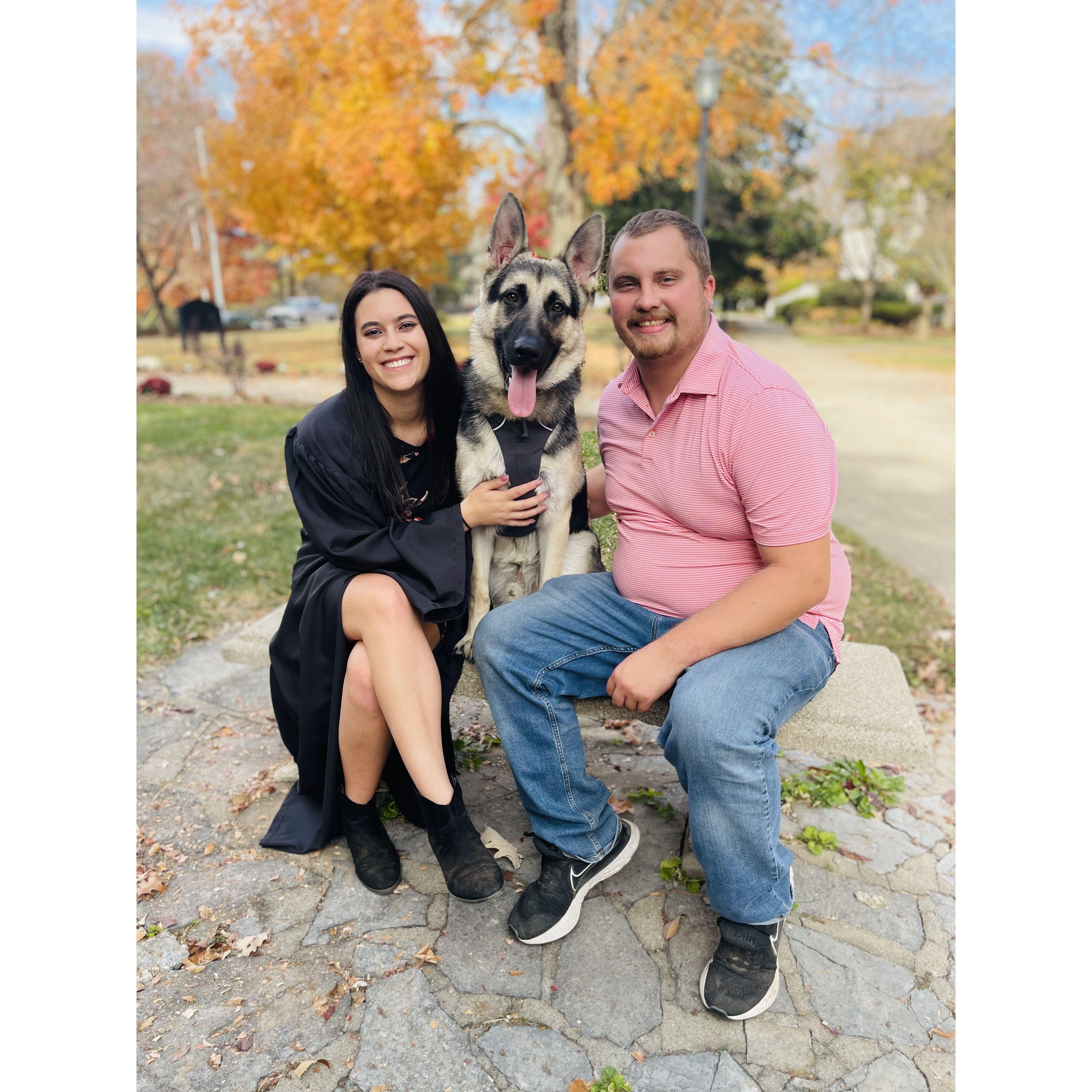 Makenzie's graduation pictures.