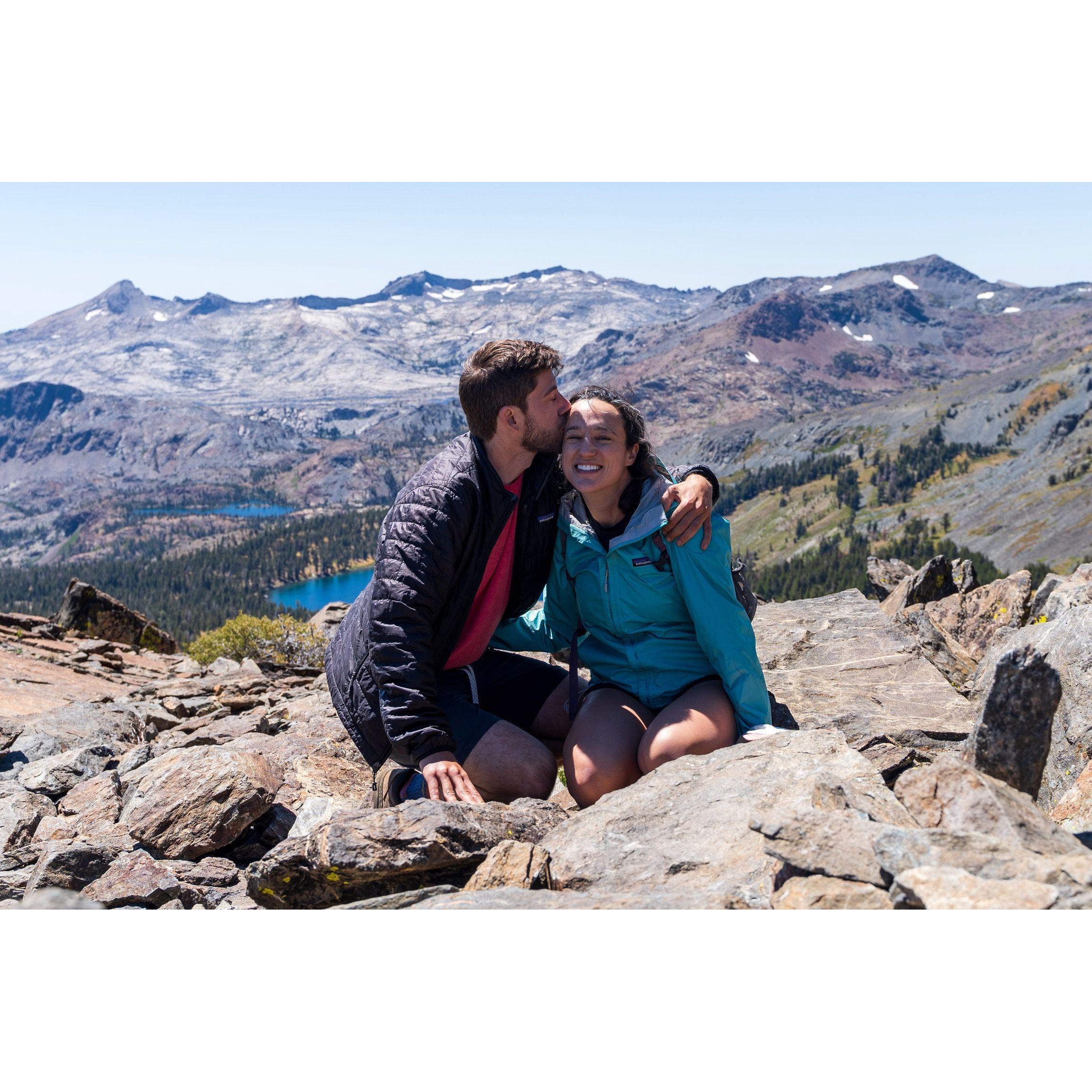 We're engaged! Desolation Wilderness 2024