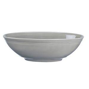 Cambria Oval Serve Bowl, Gray