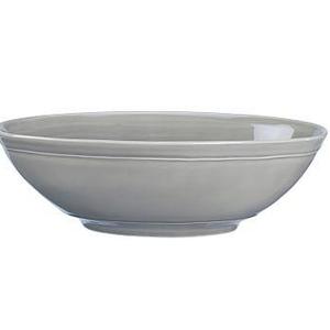 Cambria Oval Serve Bowl, Gray