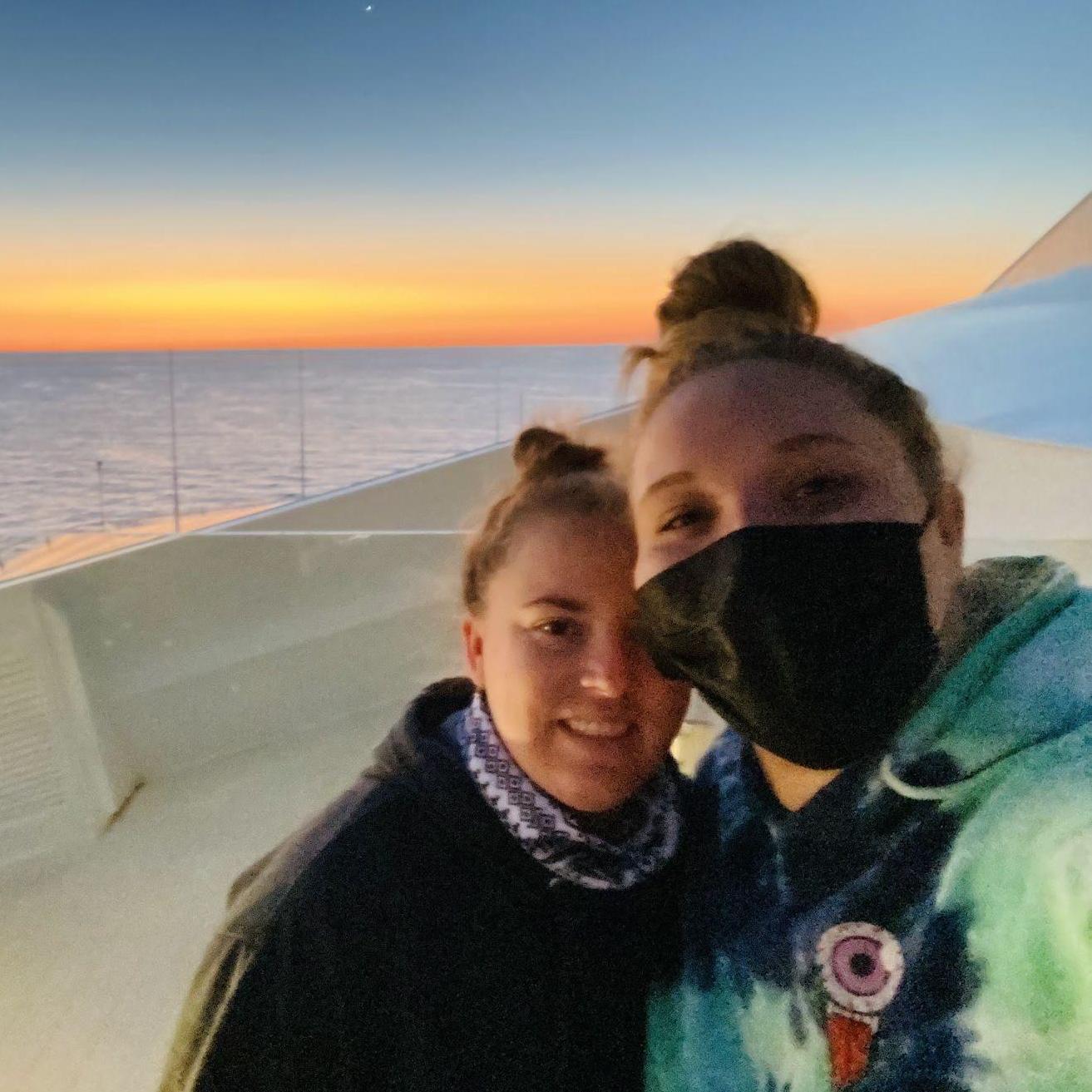 Caribbean Cruise 2022 - Sunrise on the Ship
We watched every sunrise and every sunset together on the cruise.