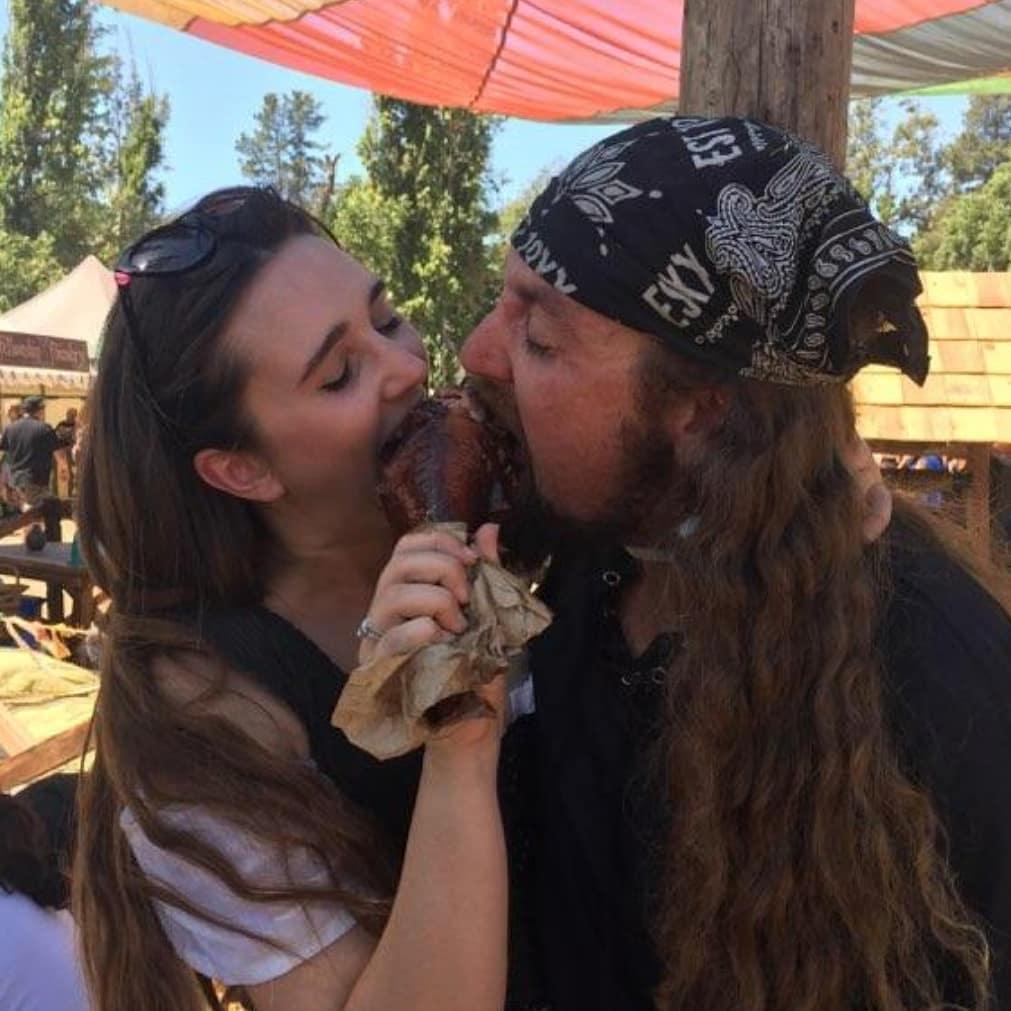 The secret to true love, share everything.