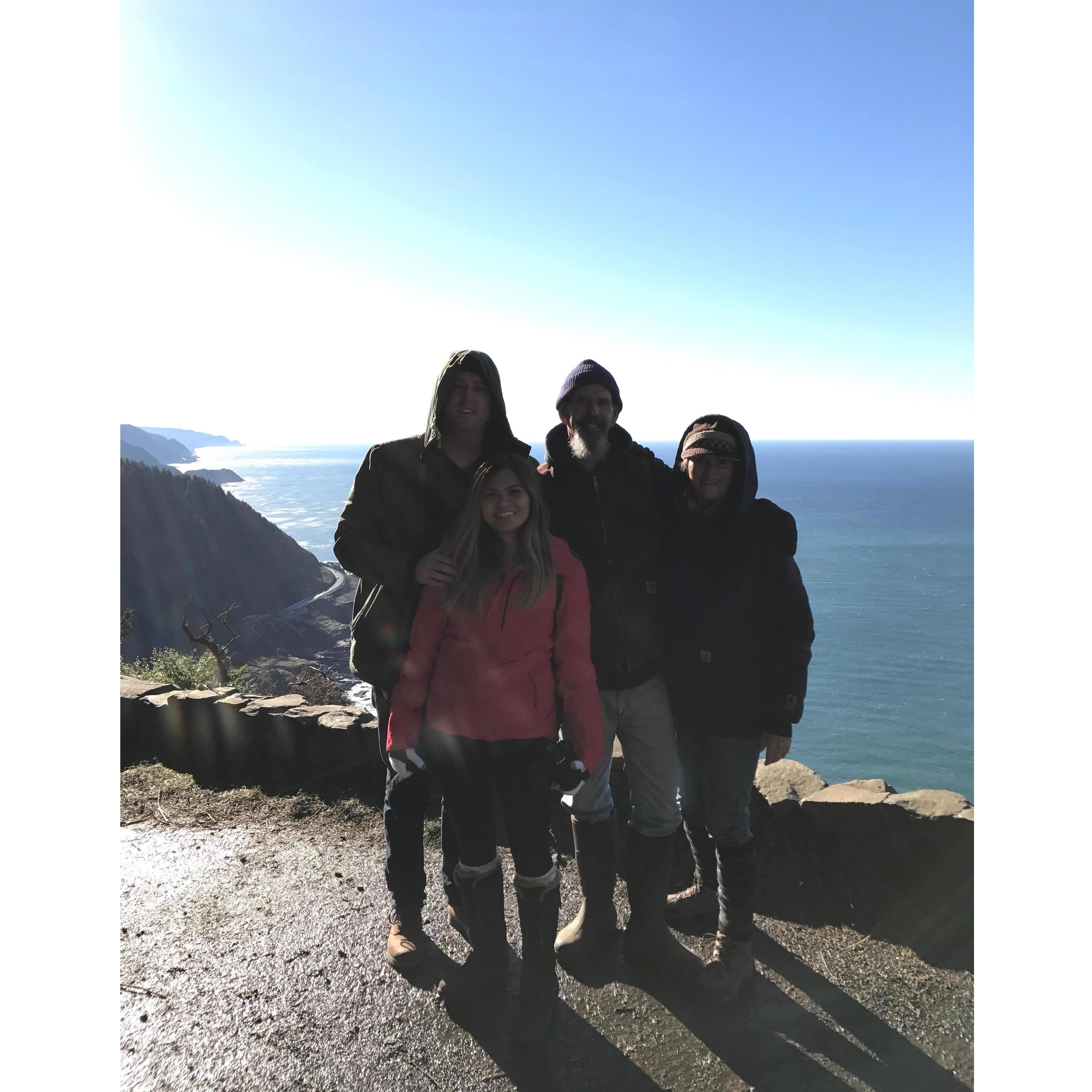 Exploring the Oregon Coast while visiting the family for the holidays