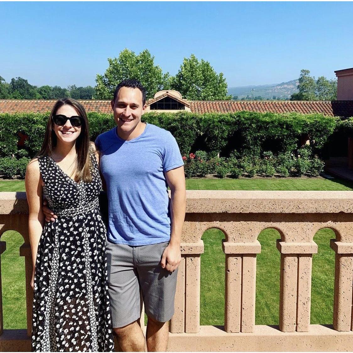 Visiting one of our favorite vineyards, Groth, in Napa