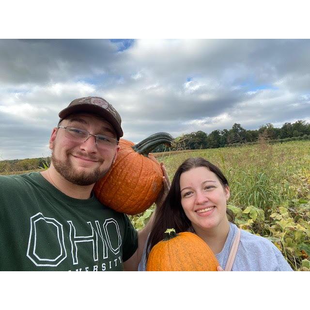 In the fall we loved going to pumpkin farms to pick out the perfect pumpkins to carve and put on our porch!
