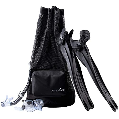 Athletico Scuba Diving Bag - XL Mesh Travel Backpack for Scuba Diving and Snorkeling Gear & Equipment - Dry Bag Holds Mask, Fins, Snorkel, and More