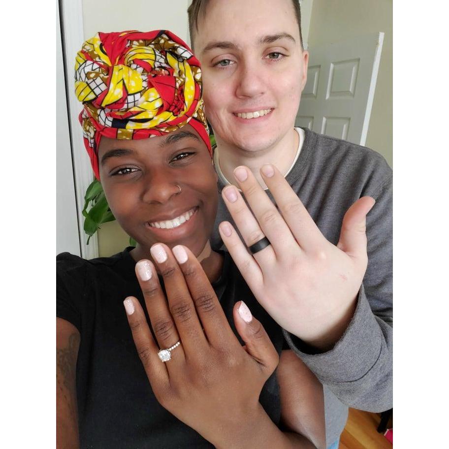 The day we got engaged. After 4.5 years together and a global pandemic, we figured it was about time. (February 14th, 2021)