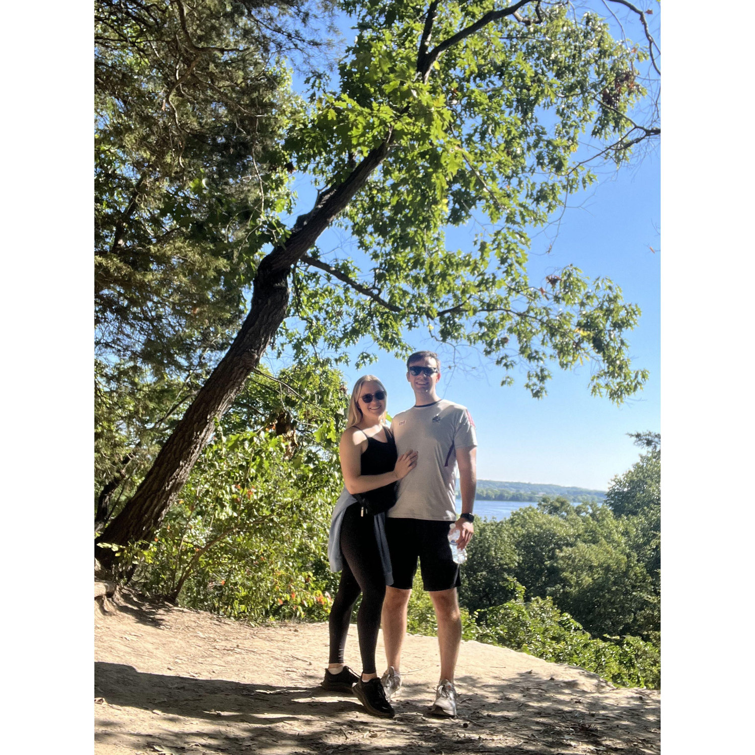 One labor day weekend Reagan and Sean went and explored Starved Rock, there were no waterfalls this weekend but they still had a great time.