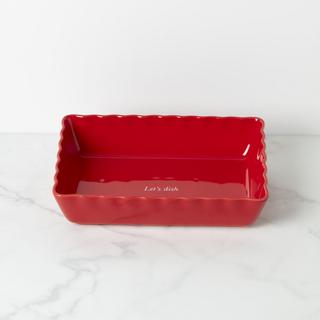 Make It Pop "Let's Dish" Rectangular Baking Dish