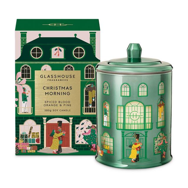Glasshouse Fragrances Christmas Morning Candle, 13.4 oz.