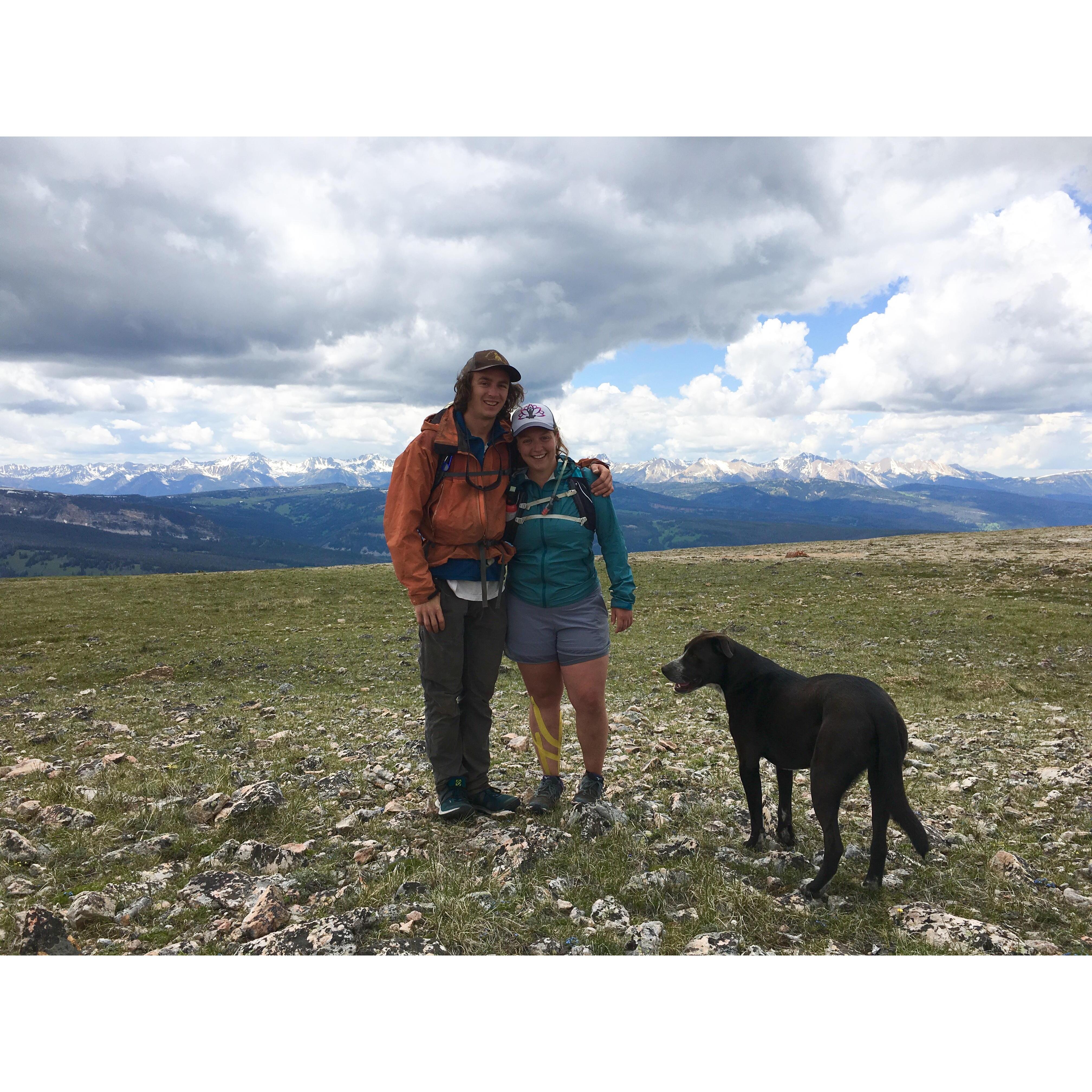 Monument Mountain - the first night we met we were talking about our favorite mountains and learned we had the same one, here we are 2.5 years later!