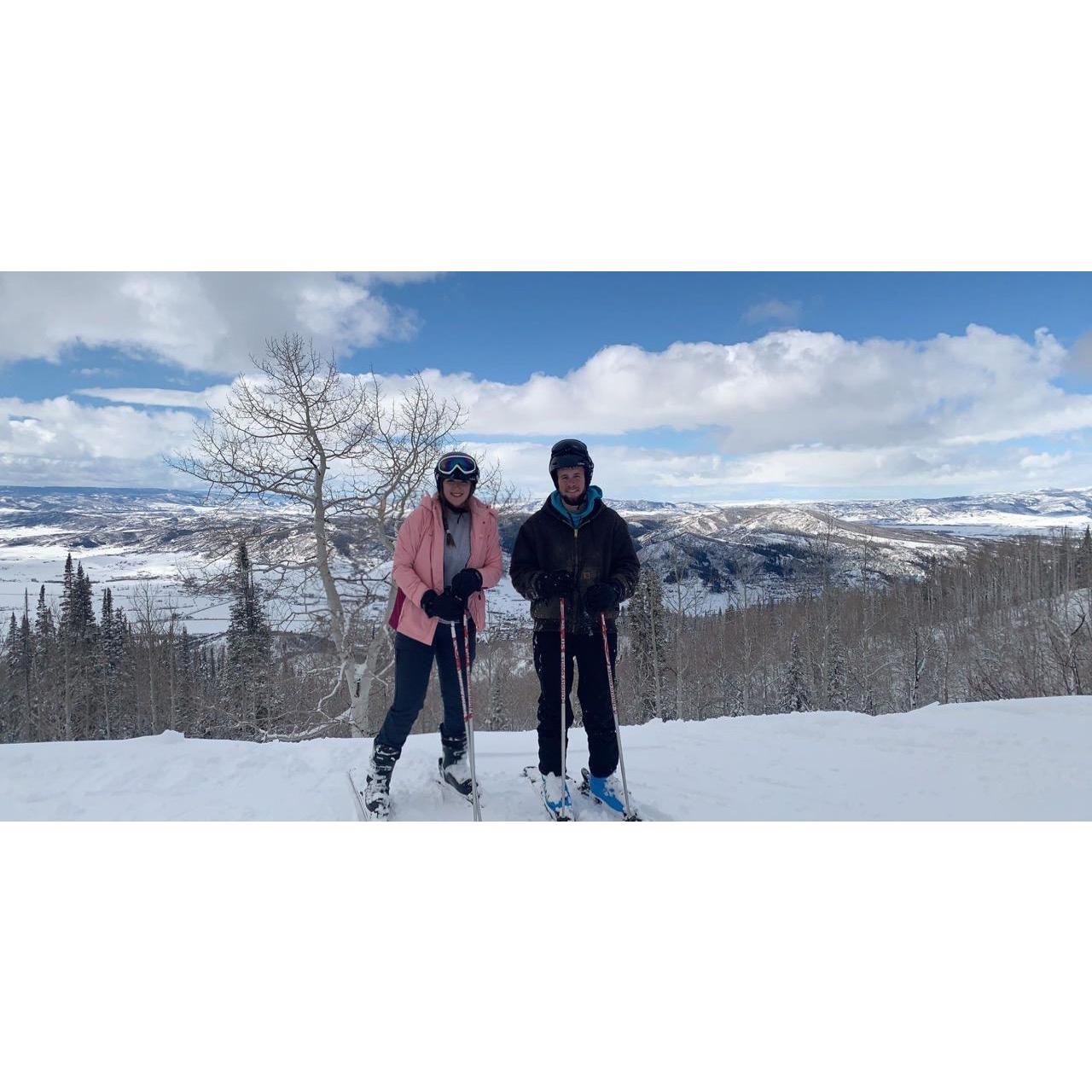 We were in Colorado skiing, let me add that we were horrible .....