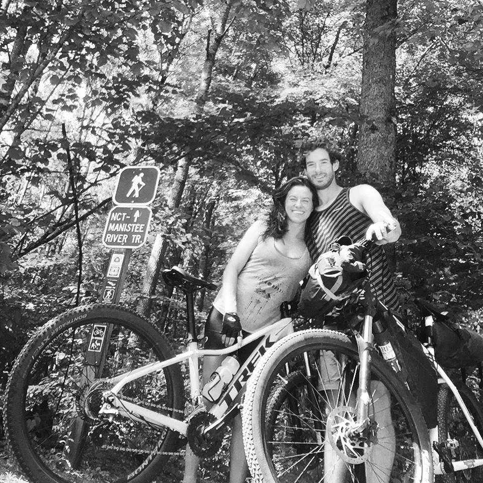 End of our first bike-packing trip, and right before Al asked Bec to be his girlfriend. 