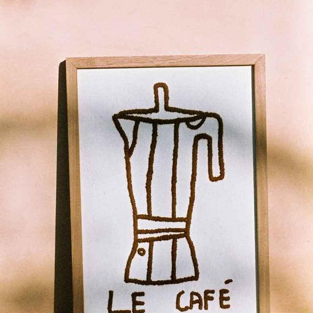 LE CAFÉ Framed Wall Art