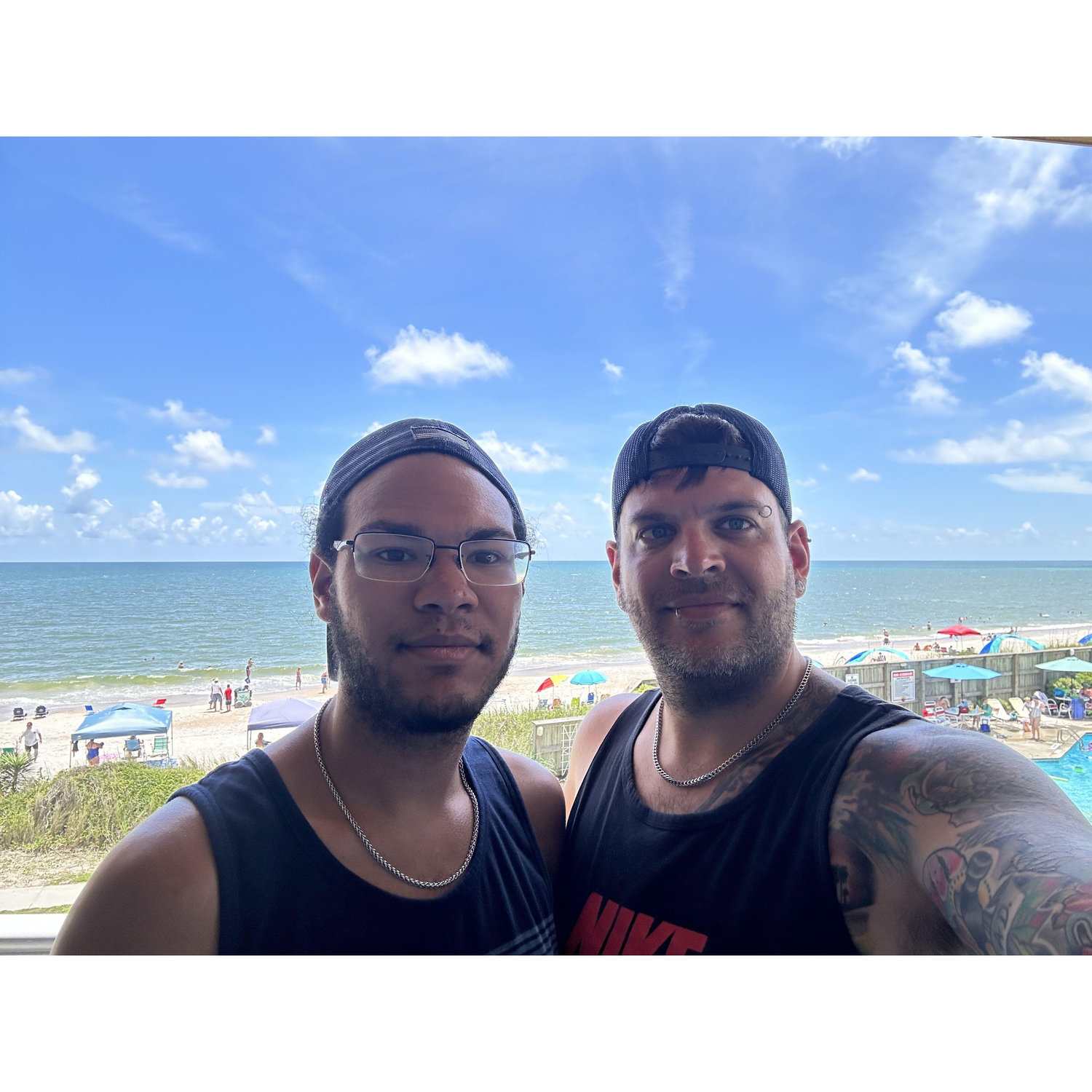 Our very first vacation together in Topsail