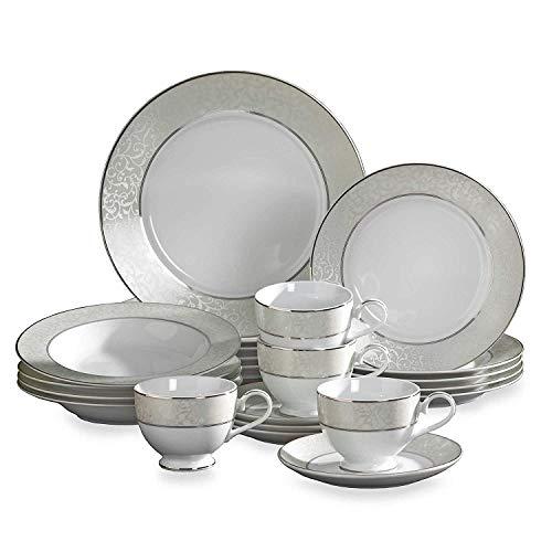 Mikasa Parchment 20-Piece Fine China Dinnerware Set