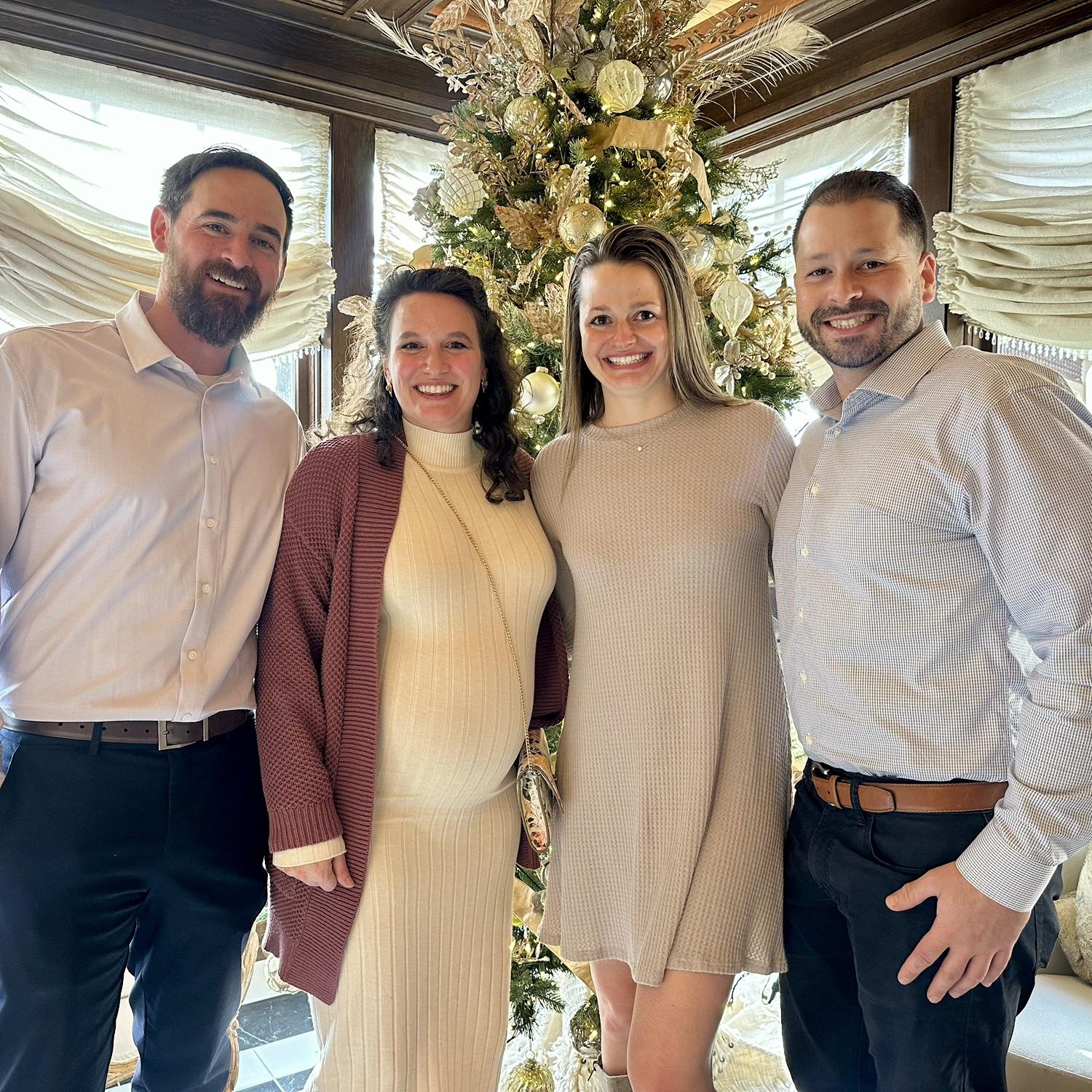 Celebrating Kait and Greg’s baby girl in December 2025