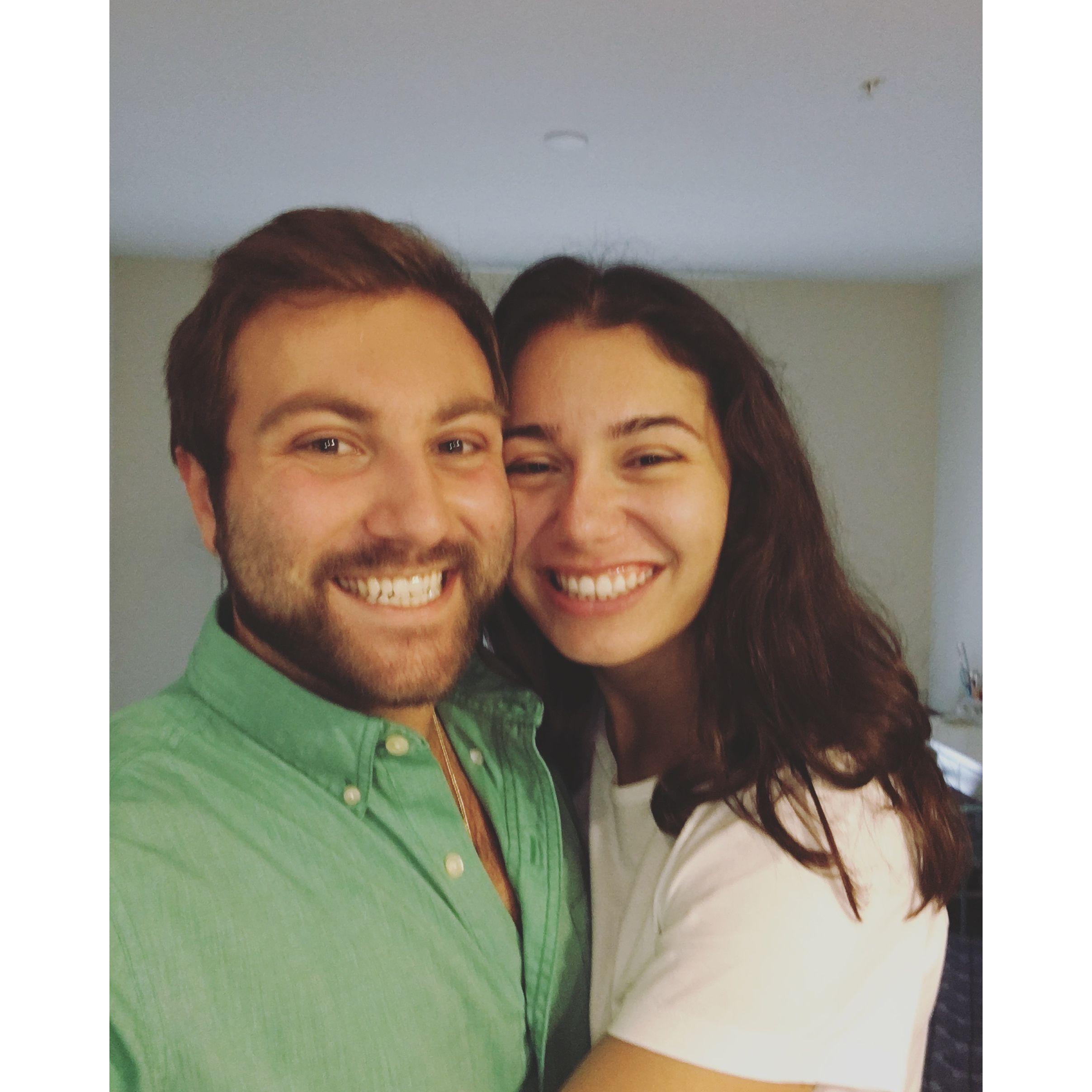 Matt's first visit to see Lara in NC.