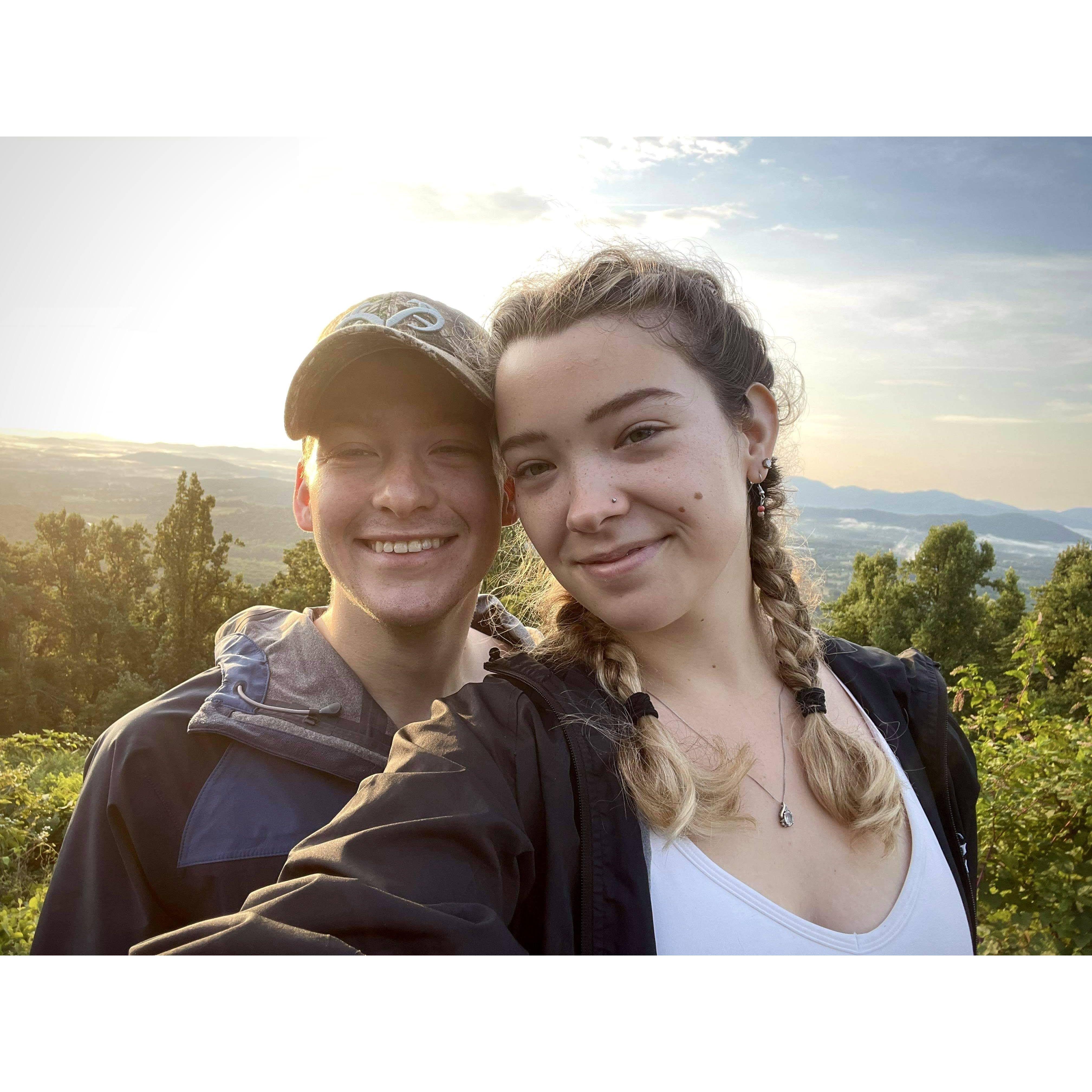 During our hiking trip to Shenandoah in 2021