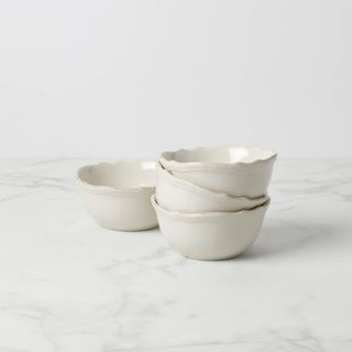 French Perle Bead All-Purpose Bowl, Set of 4