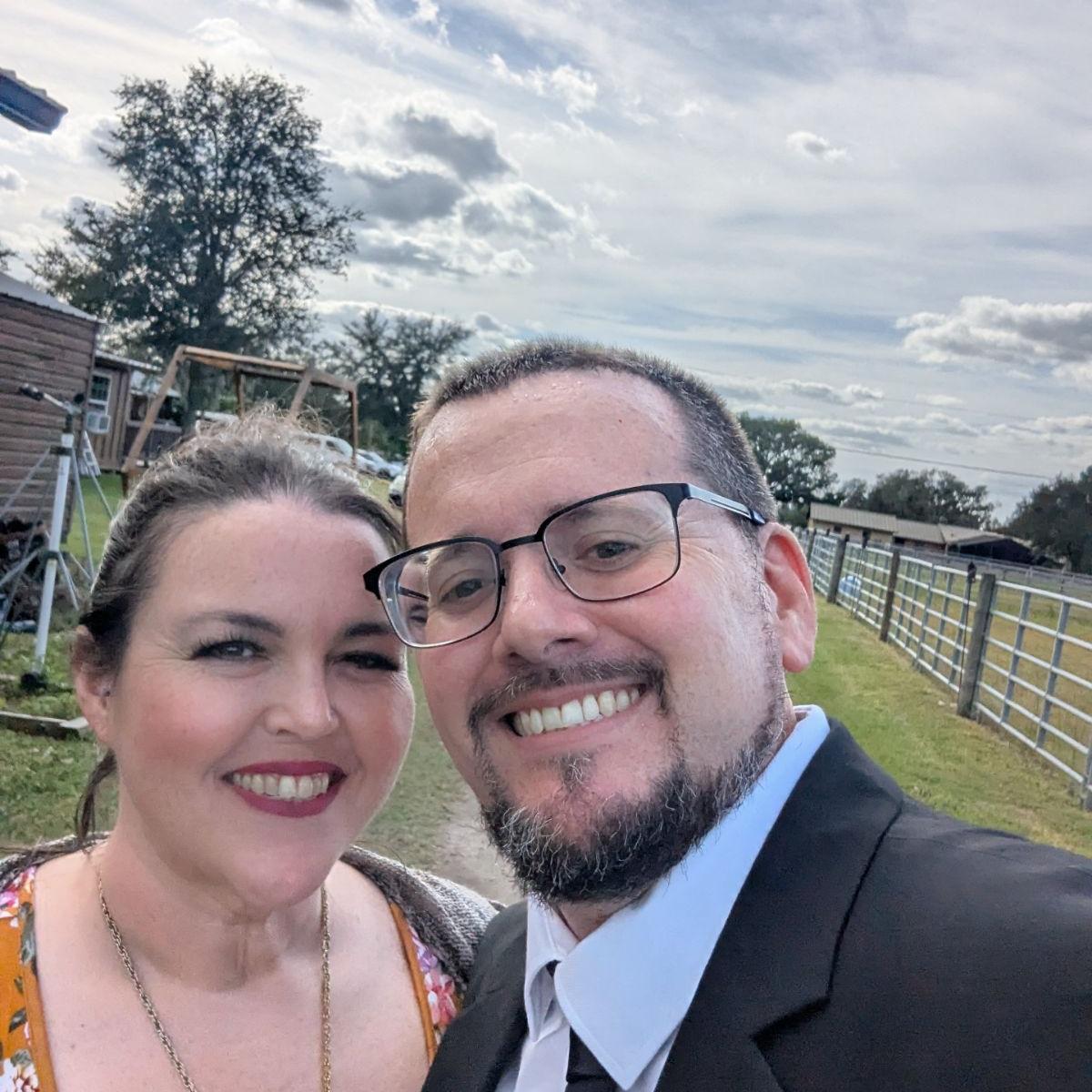 Celebrating the wedding of our wonderful friends John and Linda!