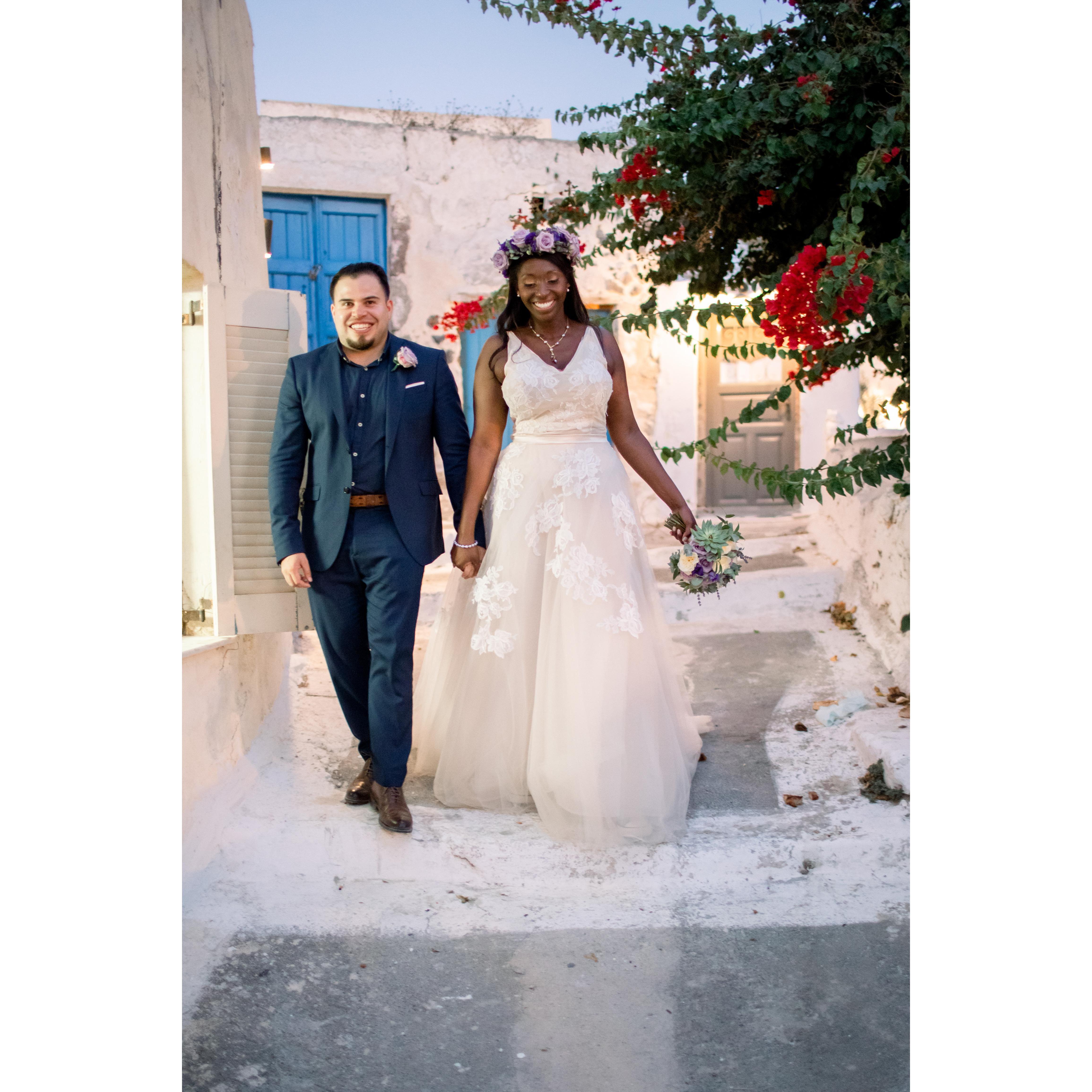 Just a dope snap in the oldest town in Santorini. When we walked through the square the townsfolk applauded and we thought, "oh, this is what it's like to be famous." In other news, we are not famous.