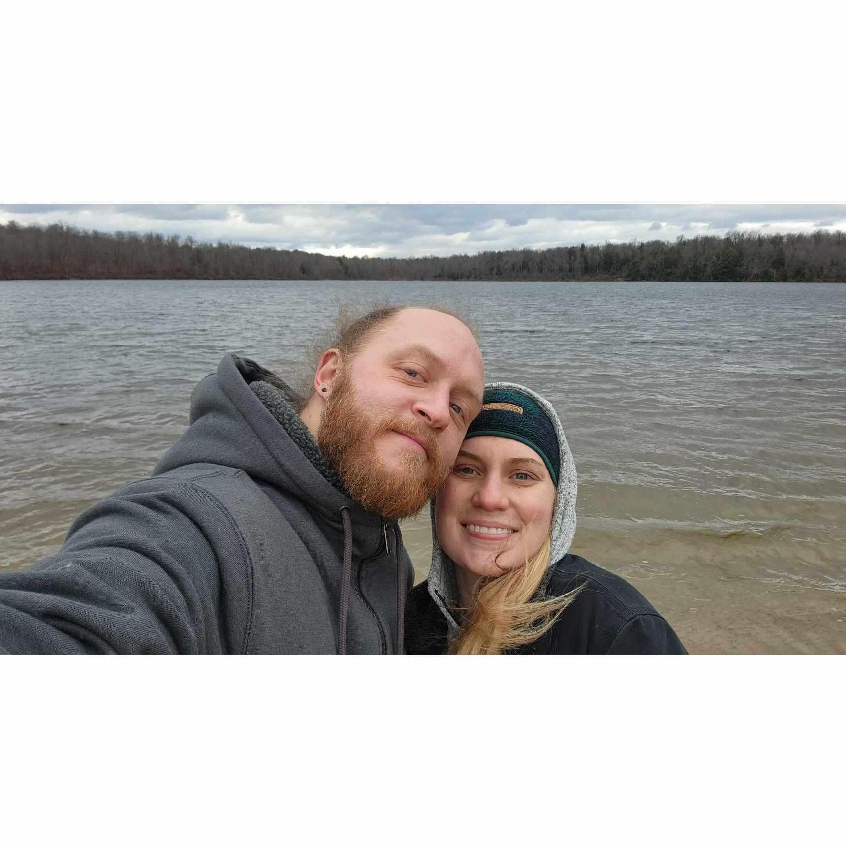 Camping in the Poconos for Will's 41st birthday!