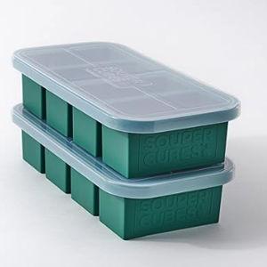 Souper Cubes 1 Cup Silicone Freezer Tray with Lids