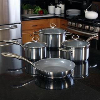 7-Piece Ceramic Coated Induction Cookware Set