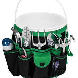 Apollo Tools DT0825 Garden Tool Organizer, Black/Green