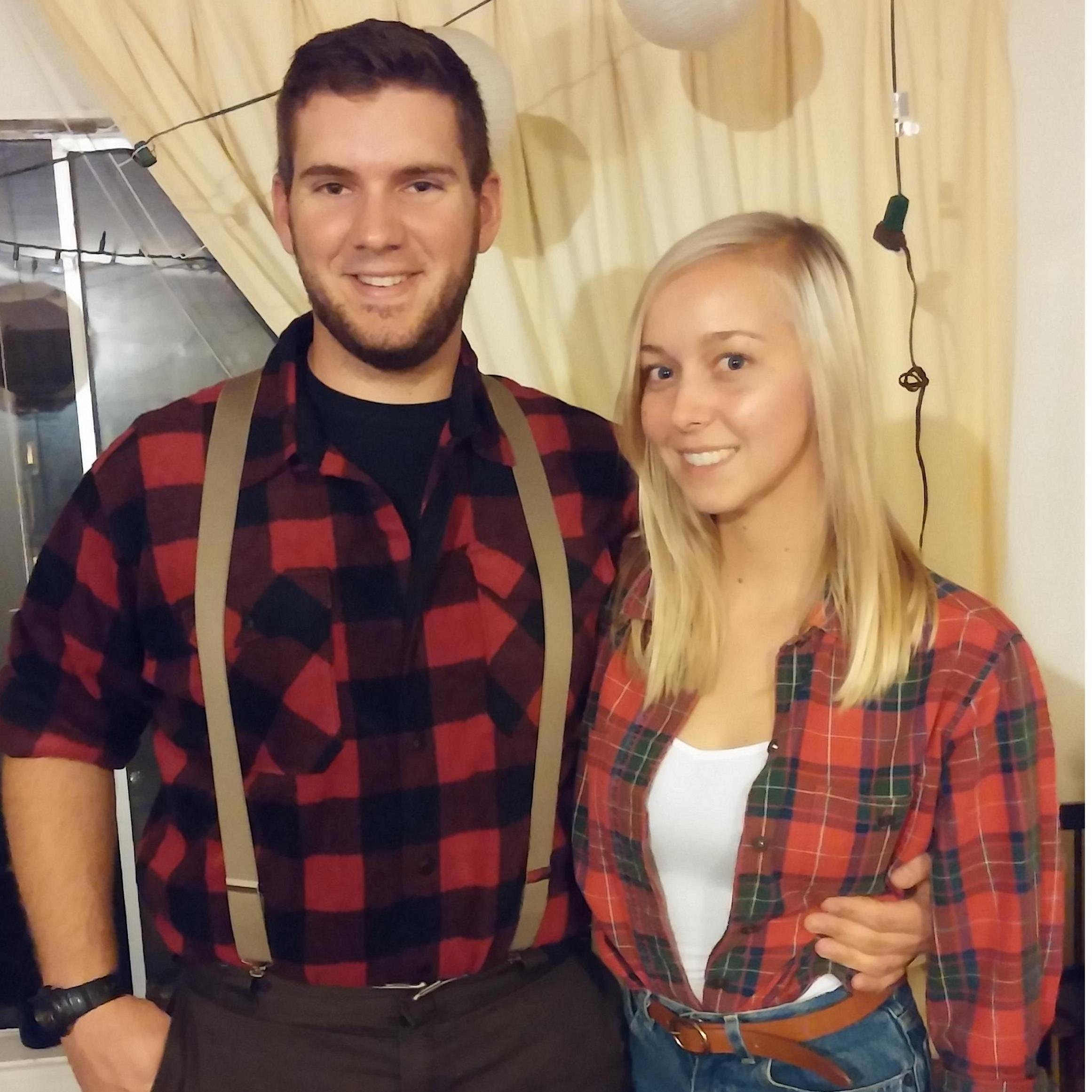 Lumberjacks for Halloween in San Francisco.
