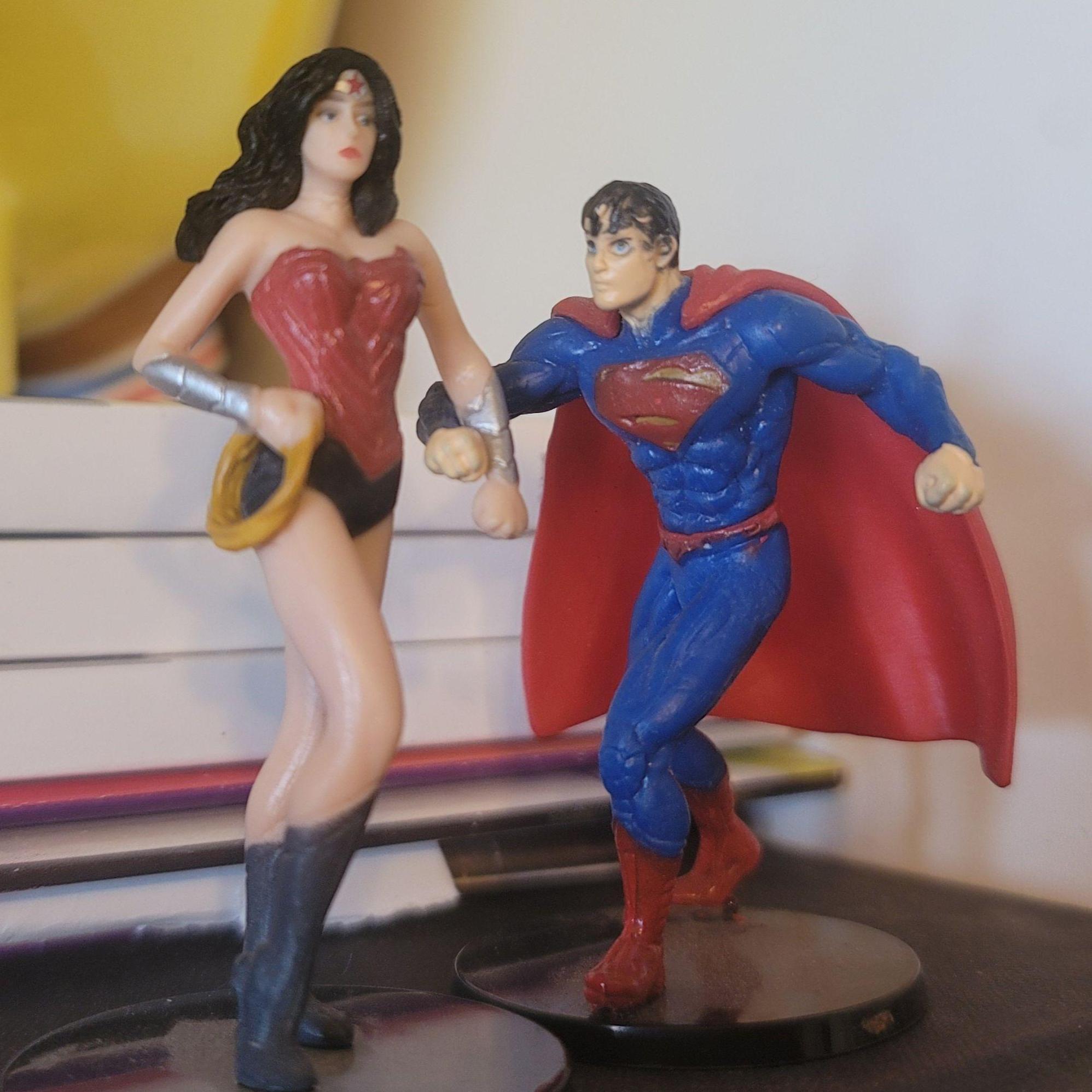 Jace's Superman to Kymber's Wonder Woman