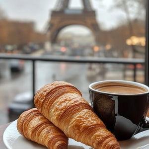 Croissants & Cappuccino ~ Perfect Parisian Breakfast!