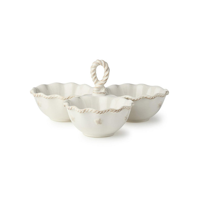 Certified International Heritage 3-Section Condiment Server