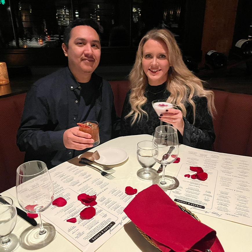 Anniversary dinner at El Gaucho in Seattle.