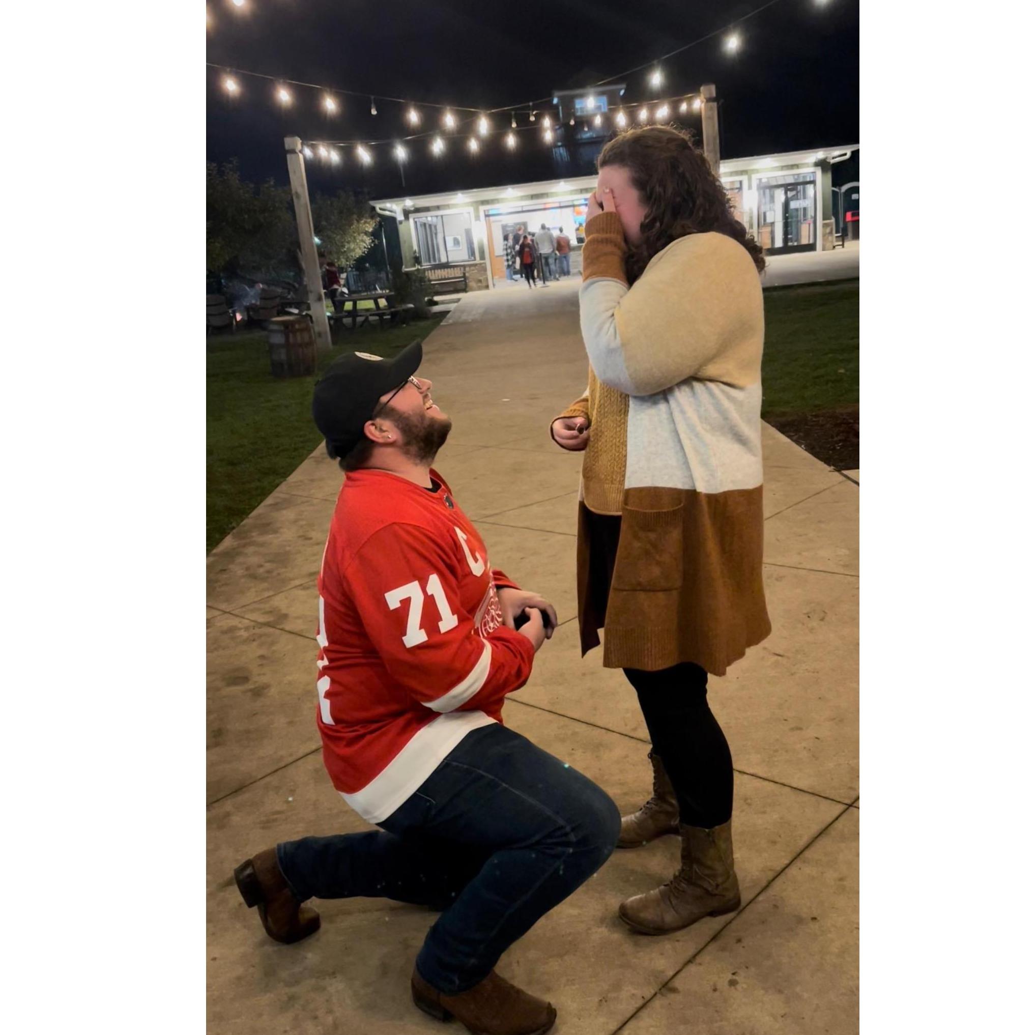 Proposal night at Blakes