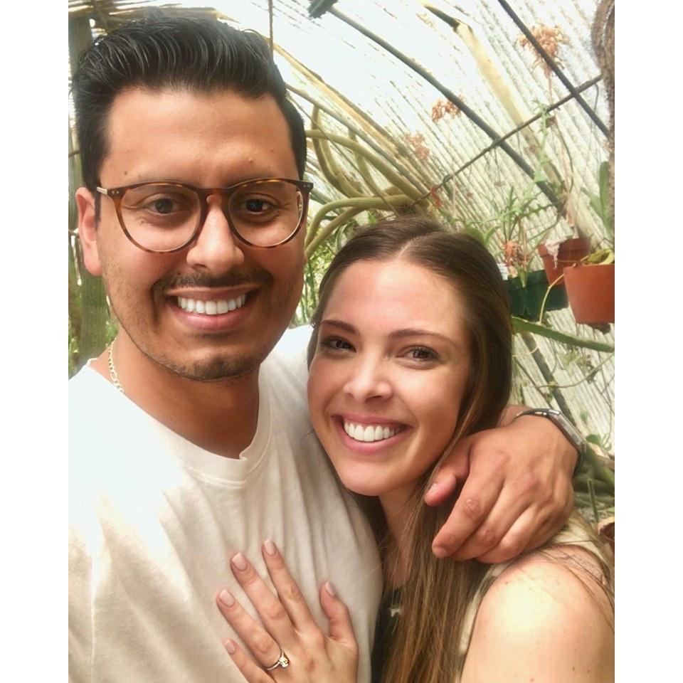 Moorten Botanical Garden, when Alex proposed!