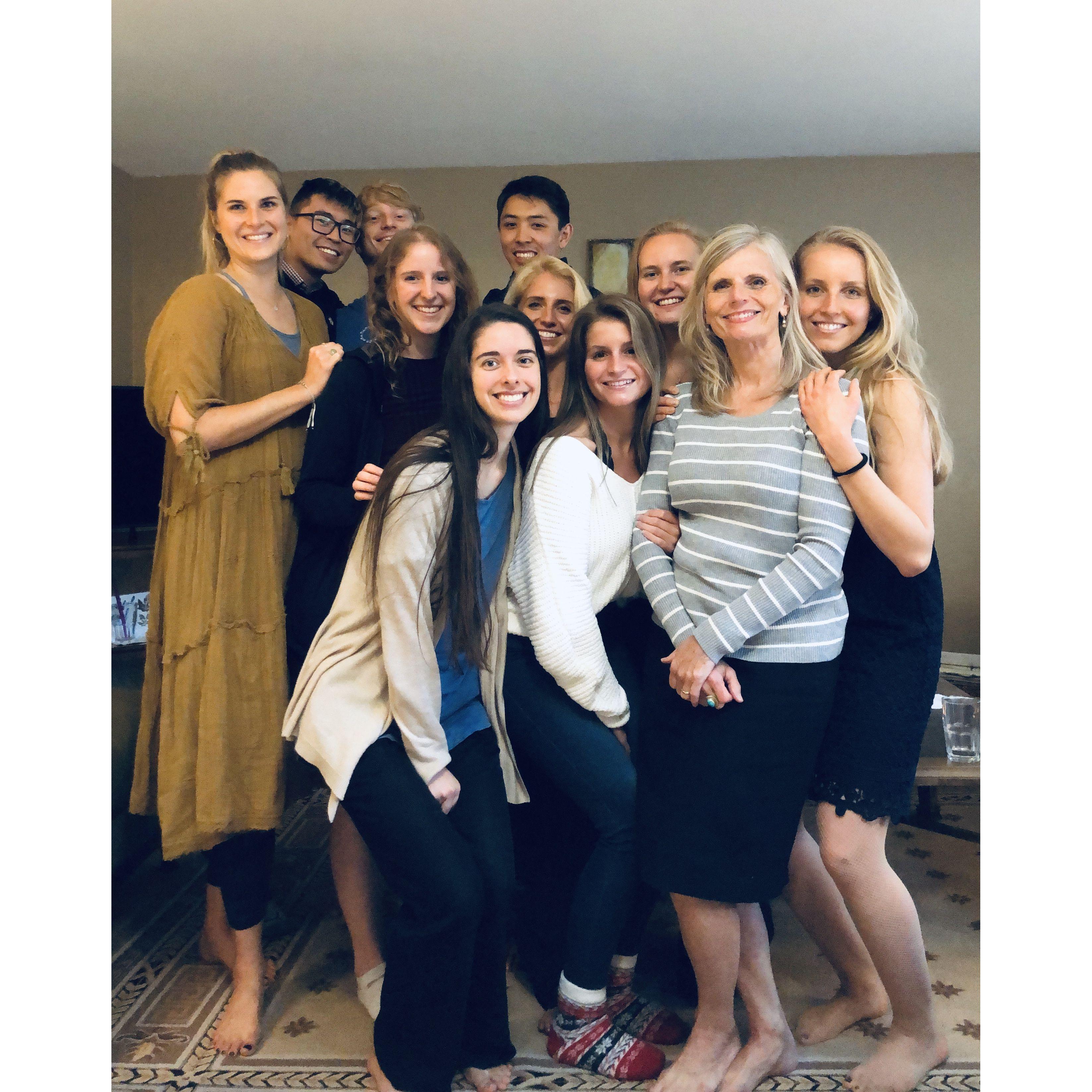 Celebrating Sarah's birthday fall 2020:)