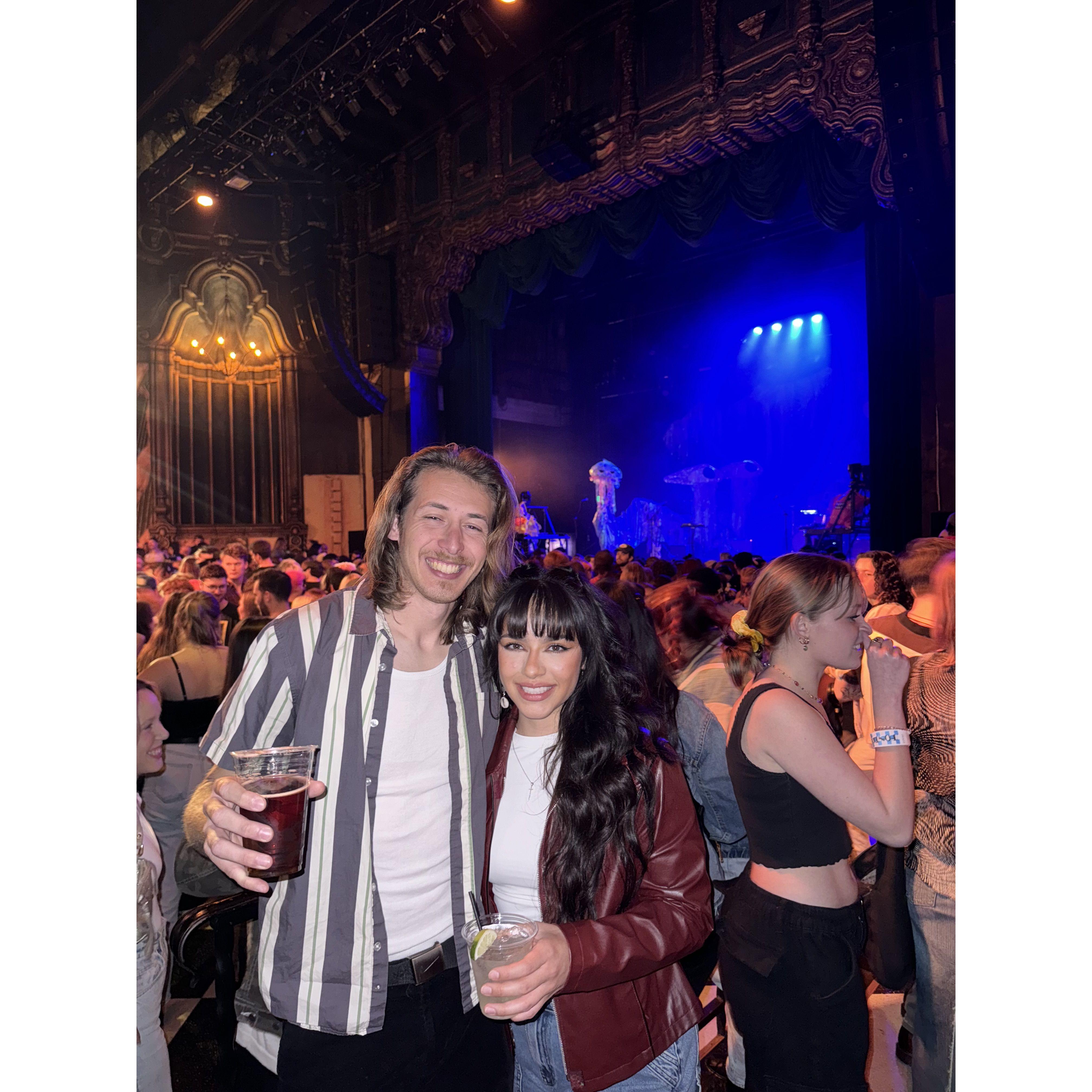 The first concert we went to!