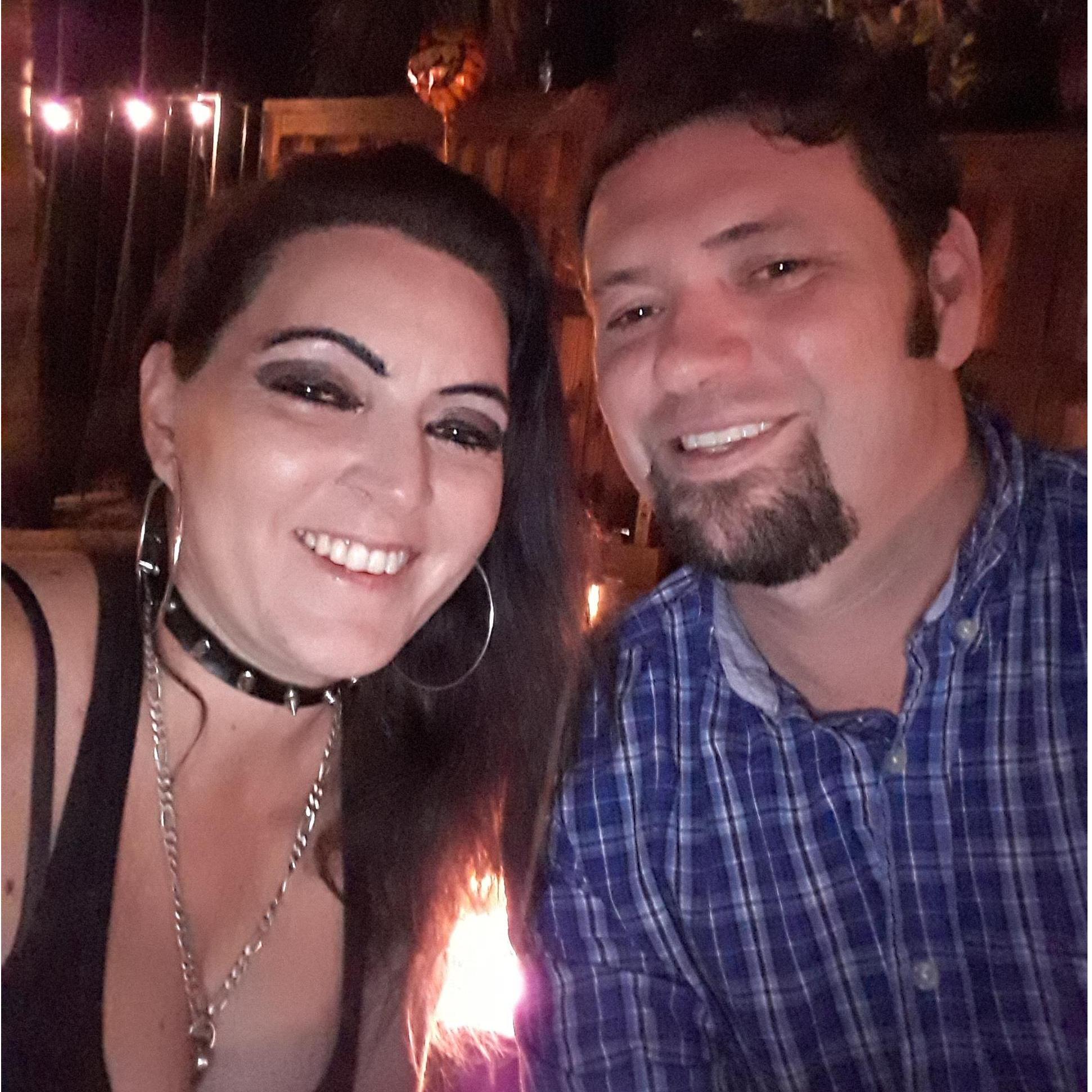 Tony and Christy's birthday party, our will power was tested. Knowing we were planning a wedding but not able to tell anyone was difficult. We kept our secret though, even after a few margaritas.