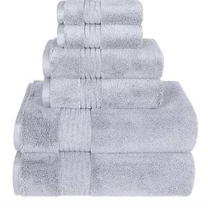 Liz Claiborne Signature Plush Bath Towel - Weathered Grey