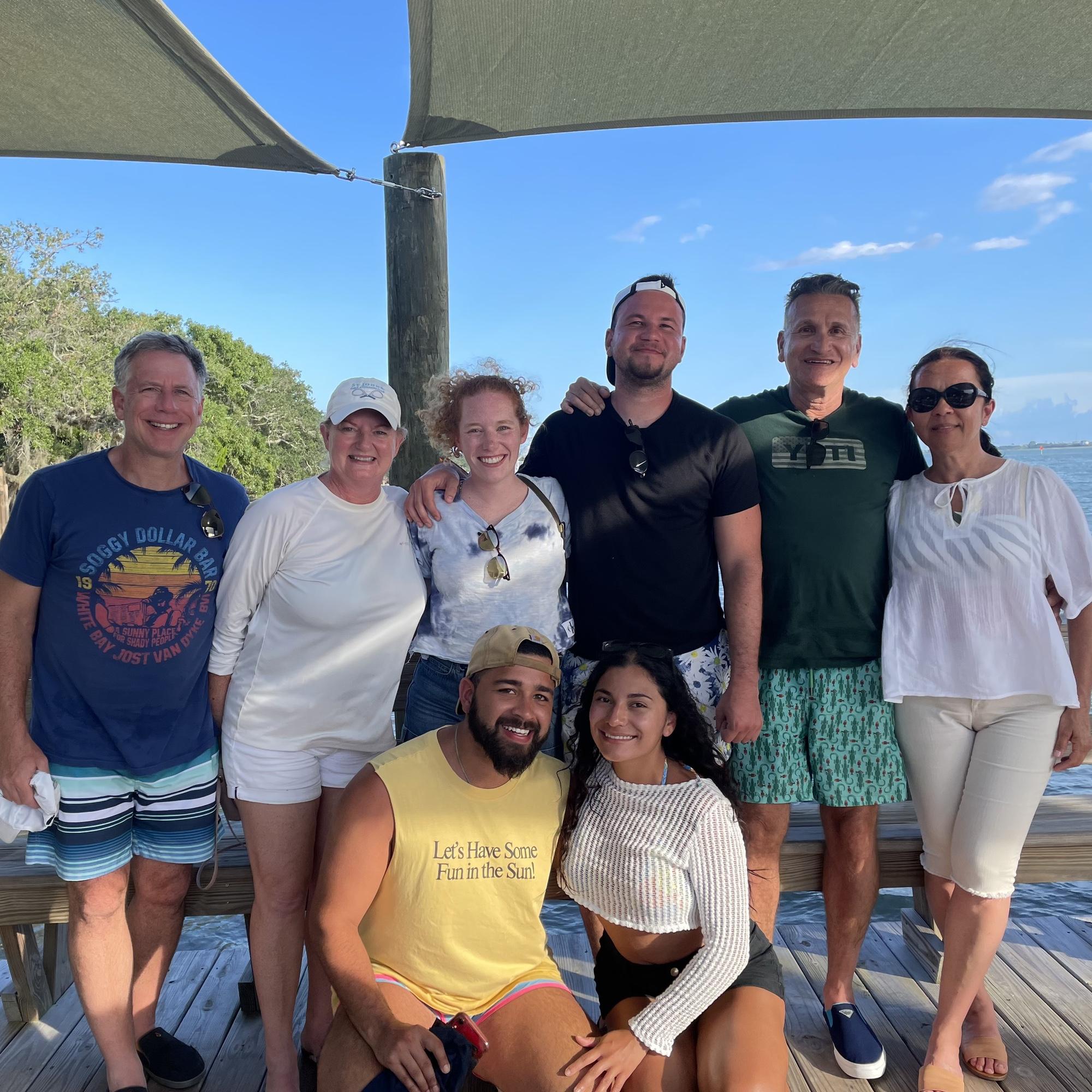 Both families unite in St Augustine for beach trip 2022!
