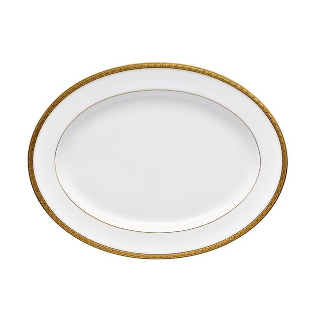 Noritake Charlotta Gold 14" Oval Platter