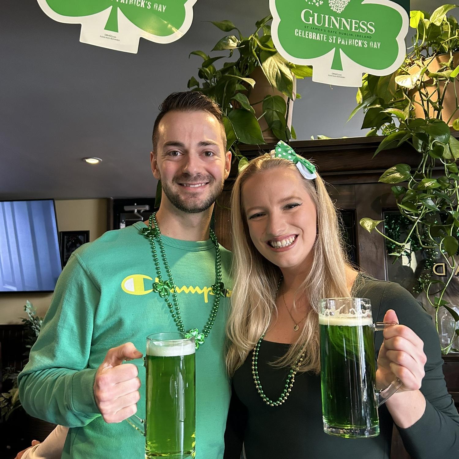 St Patrick's Day festivities